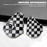 x xotic tech Union Jack UK Flag Style Key Fob Cover Holder Protector Compatible with MINI Cooper R55 R56 R57 R58 R59 R60 R61 F56 F55 F54 F57 F60 Smart Key