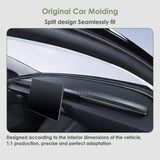 2pcs/Set Dashboard Panel Wrap Decor Cap for Tesla Model 3/Y Highland Juniper