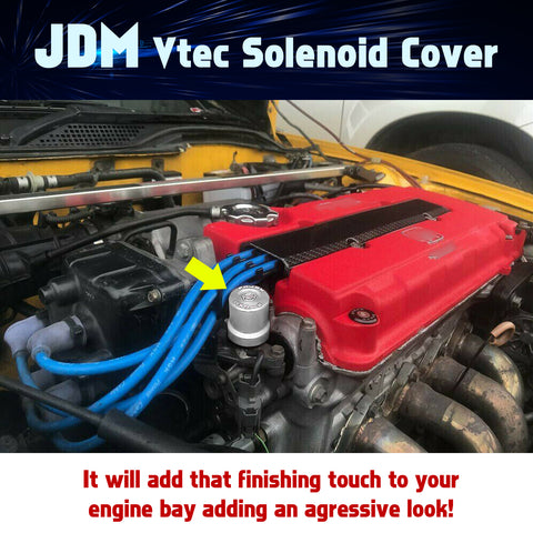 JDM Style VTEC Solenoid Valve Cover Cap For Honda Civic B/D/H-series VTEC Engine