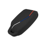 x xotic tech Soft Silicone Key Fob Cover Case Compatible with BMW X7 IX I5 M60 X5 X6 IX I7 5 7 Series 2023 2024 2025 2026, Intelligent Car Side Button Smart Key Protector
