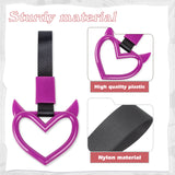 x xotic tech JDM Devil Shaped Tsurikawa Subway Train Bus Handle Straps Drift Charm Rear Bumper Warning Loops Ring for Cars, SUV Interior Exterior Decoration