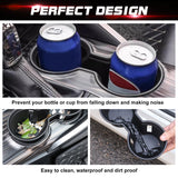 Black Center Console Dual Water Cup Holder Insert For Toyota Camry 2018-2024