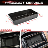 Black Console Armrest Box Insert Storage Case For Mercedes-Benz E Class 2021-23