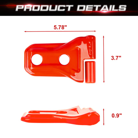 x xotic tech Door Hinge Cover Trim Decoration Exterior Accessories Compatible with Jeep Wrangler JL JLU 2018-up & Gladiator JT Truck 2020-up (8Pcs)
