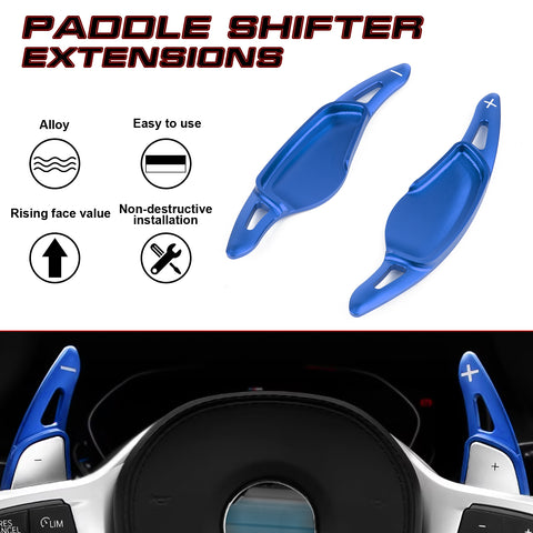 Aluminum Paddle Shifter Extension For BMW 3 4 5 6 7 Series G20 G22 G30 G32