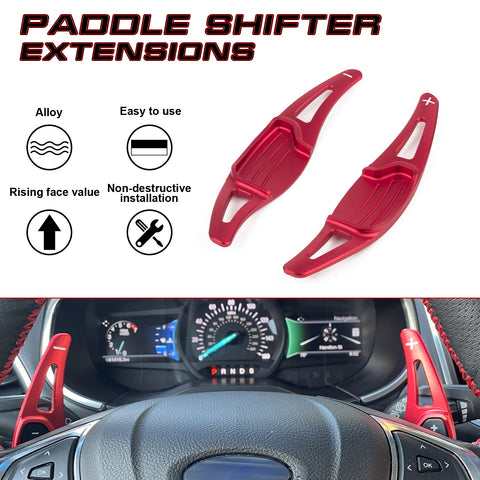 Aluminum Paddle Shifter Extension For Ford Fusion Mondeo Edge Lincoln MKX MKC MKZ