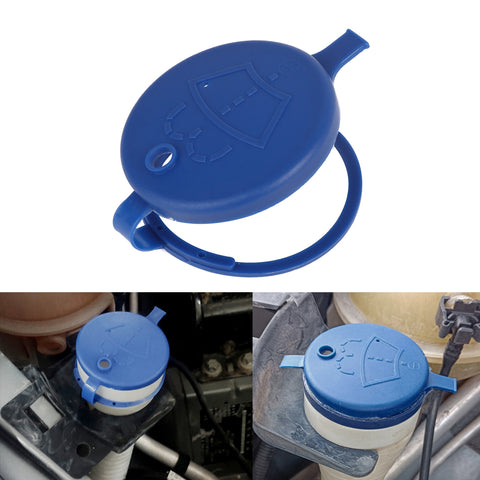 Windshield Wiper Washer Fluid Reservoir Tank Cover Bottle Pot Cap Lid For Universal Fit