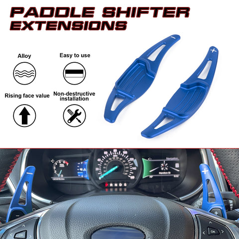 Aluminum Paddle Shifter Extension For Ford Fusion Mondeo Edge Lincoln MKX MKC MKZ