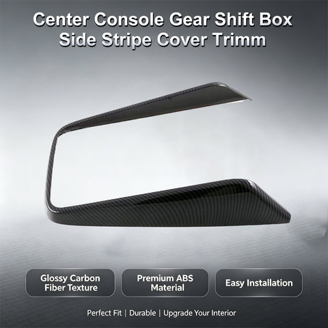 Wood/ Carbon Look Gear Shift Box Side Stripe Cover Accessories For Honda CRV 23+