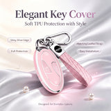 5/7 Button TPU Key Fob Cover Case w/Keychain For Hyundai Santa Fe Tucson Sonata
