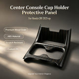Wood/ Carbon Style Console Cup Holder Frame Trim Accessories For Honda CRV 23-up