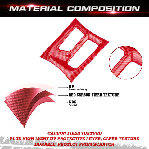 Console Gear Shift Panel Molding Cover For Dodge Charger 2015-2023 Accessories