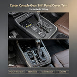 Wood/ Carbon Style Console Gear Shift Panel Trim Accessories For Honda CRV 23-up