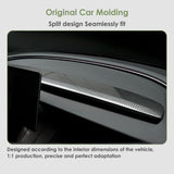 2pcs/Set Dashboard Panel Wrap Decor Cap for Tesla Model 3/Y Highland Juniper
