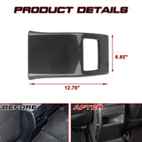 Carbon Fiber Texture Rear AC Air Outlet Cover Trim For Toyota Corolla 2020-2023