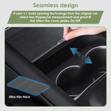 Center Console Wrap Cover Kit For Tesla Model 3 Highland Model Y Juniper 2025+