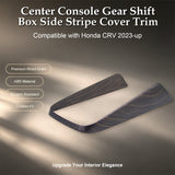 Wood/ Carbon Look Gear Shift Box Side Stripe Cover Accessories For Honda CRV 23+