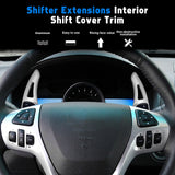 Aluminum Paddle Shifter Extension Decoration Cover For Ford Explorer 2013-2019