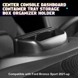 Center Dashboard Touch Screen Storage Organizer For Ford Bronco Sport 2021-2023