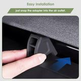 Silicone Air Vent Fragrance Clip Holders For Tesla New Model 3 Model Y 2025-up