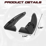 Black Forged ABS Paddle Shifter Extension For Dodge Charger Chrysler 300 2015-21