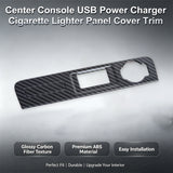 Wood/Carbon Look Console USB Port Charger Switch Panel Cover For Honda CRV 2023+