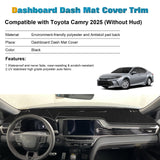 Dashboard Cover Pad Anti-Dirt Sunshield Protect Dash Mat For Toyota Camry 2025