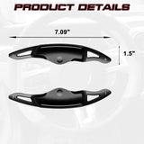 2x Aluminum Red Steering Wheel Paddle Shifter Extensions For Hyundai Genesis G70