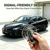 x xotic tech 2Pcs Key Fob Cover Compatible with Honda Accord Civic CR-V HR-V Pilot, Soft TPU Full Protective Smart Remote Keyless Case Accessories 5-Button