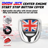 x xotic tech Car Engine Start Stop Pushbutton Cover Cap Ignition Starter Trim Decal Auto Interior Accessories Compatible with Mini Cooper F54 F55 F56 F57 F60 2014-up