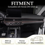 Wood/ Carbon Look Dashboard Air Vent Outlet Stripe Cover For Honda CRV 2023-2027