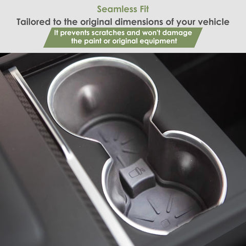 Center Console Cup Coasters Anti-Slip Cup Holder Accessories For Tesla Model 3/Y