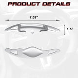 2x Aluminum Red Steering Wheel Paddle Shifter Extensions For Hyundai Genesis G70