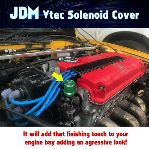 JDM Style VTEC Solenoid Valve Cover Cap For Honda Civic B/D/H-series VTEC Engine