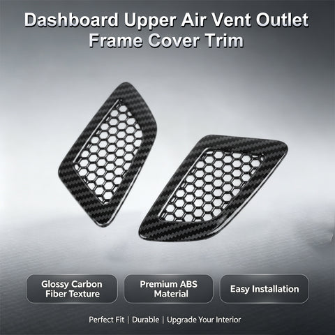 Wood/ Carbon Look Dash Side AC Vent Outlet Cover Accessories For Honda CRV 2023+