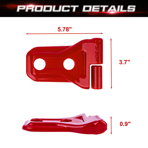 x xotic tech Door Hinge Cover Trim Decoration Exterior Accessories Compatible with Jeep Wrangler JL JLU 2018-up & Gladiator JT Truck 2020-up (8Pcs)