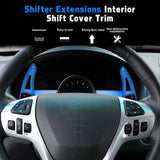 Aluminum Paddle Shifter Extension Decoration Cover For Ford Explorer 2013-2019