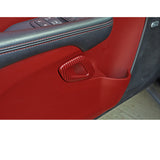 Car Interior Side Door Handle Decor Overlay Cover For Dodge Challenger 2015-up