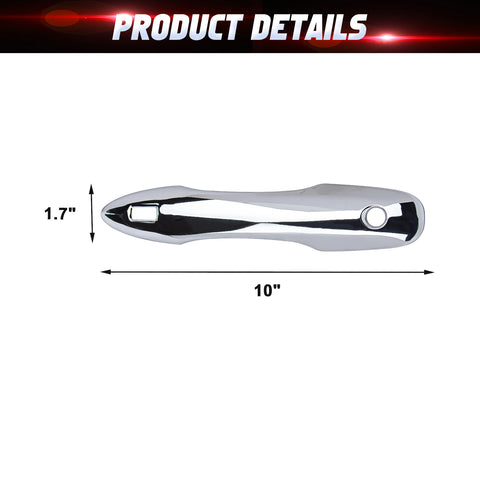 For Toyota Camry Corolla Chrome Exterior Door Handle Cover Trim Accessories