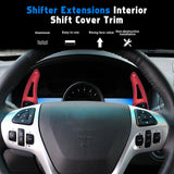 Aluminum Paddle Shifter Extension Decoration Cover For Ford Explorer 2013-2019