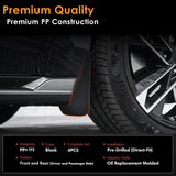 x xotic tech Mud Flaps Splash Guard Compatible with Hyundai Sonata 2024 2025 2026, No Drill Front & Rear Mudguards Fender Protector Set w/Hardware Pickup Truck Accessories(4PCS)