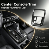Wood/ Carbon Style Console Gear Shift Panel Trim Accessories For Honda CRV 23-up