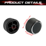 Black Rear Radio Volume Control Knob Button For Chevrolet Silverado GMC Sierra