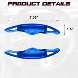 2x Aluminum Red Steering Wheel Paddle Shifter Extensions For Hyundai Genesis G70