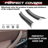 Xotic Tech Door Pull Handle Cover Compatible with BMW X5 Series X5 Series F15/F85 2014-2018, BMW X6 Series F16/F86 2015-2018, Inner Rear Side Door Handle Protective Cover (2pcs)