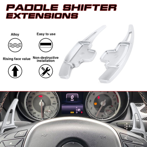 Alloy Paddle Shifter Extension Accessories For Mercedes Benz C E GLA CLA Class