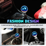 Universal Burnt Blue Alloy Round Ball Shape Car Gear Shift Knob Shifter Lever