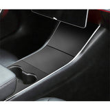 4pcs/Set Center Console Wrap Decor Sticker Accessories for Tesla Model 3/Y 17-20