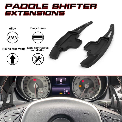 Alloy Paddle Shifter Extension Accessories For Mercedes Benz C E GLA CLA Class
