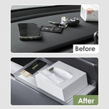 Center Console Organizer Dashboard Hidden Storage Tray Case for Tesla Model 3 Y